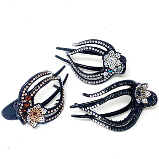Adbeni Stylish Stone Hair Clutcher, Makes an Admirable Hair Style  Random Color 1Pc (Item Code: 222)