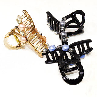 Adbeni Stone T Cross Hair Clutcher, Random Color 1Pc (Item Code: 224)