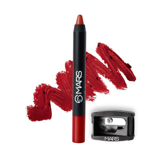 MARS Long Lasting Crayon Lipstick up to 12 Hours Stay | Matte Finish | Waterproof | Won't Smudge Won't Budge Lip Crayon (3.5 gm)