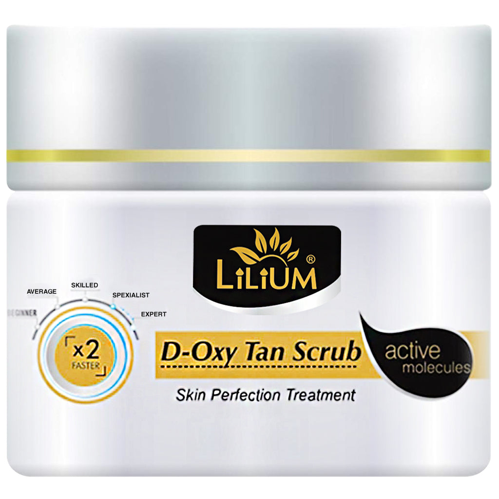 Lilium D Oxy Tan ScrubThis skin perfecting DOxy tan exfoliating scrub