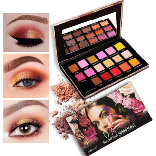 Adbeni 18 Colors Eyeshadow Palette 18G | Highly Pigmented Matte & Shimmer | Long-Lasting, Blendable & Waterproof | Professional & Cruelty-Free Eye Makeup