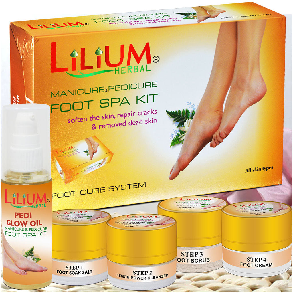 Lilium Foot Spa Kit for Soft Skin 450gmLilium 5in1 Manicure & Pedi