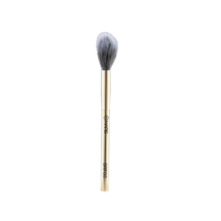 Mars Artist's Arsenal Professional Small Powder Brush | Feather Soft Bristle | Best for Hard to Reach Area | Precise Synthetic Bristles | Luxe Design Makeup Brush (Golden)
