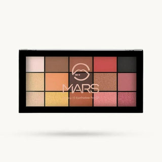 Mars Fantasy 15 Eyeshadow Palette | Highly Pigmented & Easy to Blend | Matte and Shimmer Shades (22.5g) (01-Multicolor)