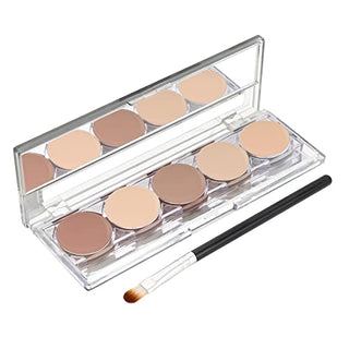 Mars 5 Color Contour and Concealer Kit with Brush | Creamy Matte Finish & Up to 24-Hours Waterproof Formula | Easy to Blend (16.0 gm)