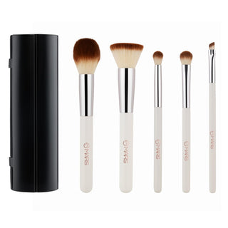 MARS Penta Perfect Brush Set (Set 0f 5)| Flat Top Foundation Brush | Powder Brush | Small Eyeshadow Blending Brush | Big Eyeshadow Blending Brush | Angled Liner Brush