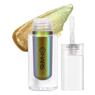 MARS Northern Lights Liquid Eyeshadow With Dual-Tone Chrome Effect | Liquid Shimmer | One Swipe Pigmentation | Smudge Proof | Light Weight Formula | (1.8ml) (Item Code: 448)