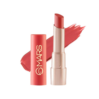 Mars Creamy Matte Long Lasting Lipstick for Women | Creamy Lipstick | Single Swipe Application | Smooth & Light Weight (3.2 gm)