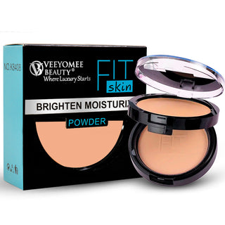 Imported Brighten Moisturize Compact Powder with Light-Diffusing Particles for a Flawless, Long-Lasting, Oil-Control, Translucent Setting Powder for All Skin Tones, 20gm (Item Code: 174)