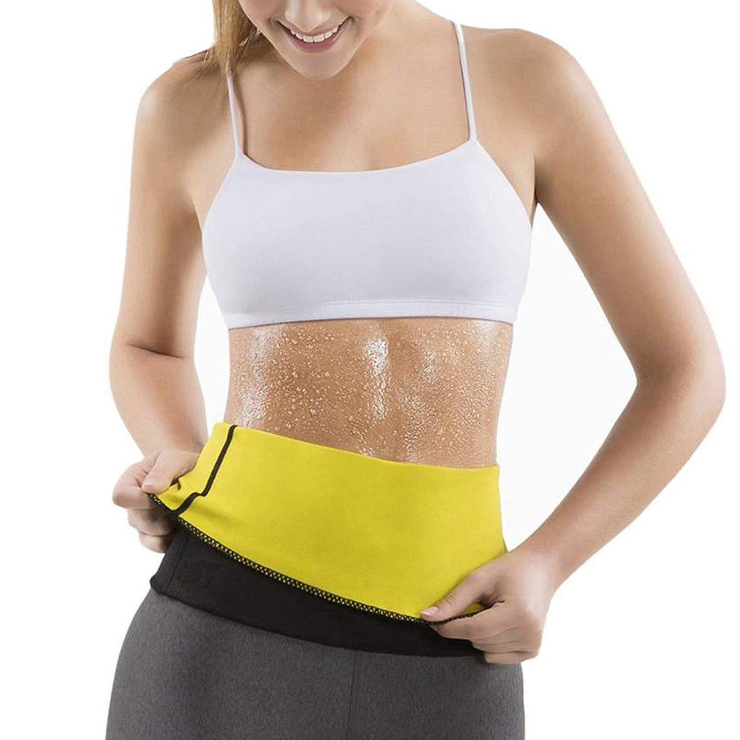 Adbeni Imported Sweat Slim Belt for Men Women Non-Tearable