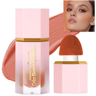 Adbeni Imported Color Bloom Liquid Blush | Long-Lasting Matte Finish, Waterproof Formula (Item Code: 497)