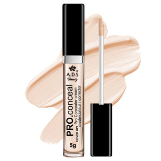 ADS Pro Liquid Concealer | Full Coverage, Long-Lasting Formula for Flawless Skin (Item Code: 414)