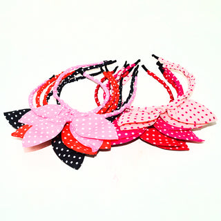 Beauty Sales Polka Dot Bow Hair Band (Item Code: 415)