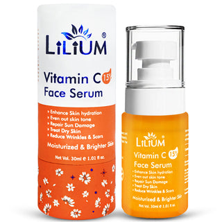 Lilium Face Serum 30ml, Vitamin C 15%