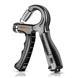 Adbeni Adjustable Counting Hand Gripper | Strength Training Tool (5 kg to 60 kg) for Grip Strength and Endurance Random Color 1 Pc (Item Code: 442)