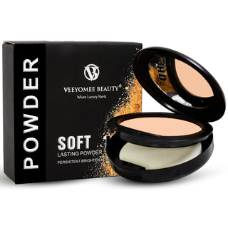 Adbeni Imported Soft HD Compact Powder 9G | Lightweight Matte Finish, Oil-Control, Long-Lasting, Blurs Imperfections, Buildable Coverage for All Skin Types