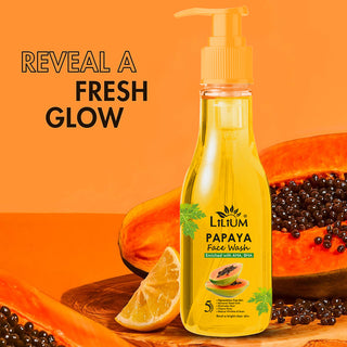 Lilium Face Wash 500ml | Reveals A brighter Clear Skin | Gives Pigmentation Free Skin & Removes Dead Cells | Eliminates Dust, Cleans Pores, Reduces Wrinkles & Scars