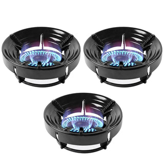 Adbeni Imported Steel Windproof Gas Saver Burner Stand | Energy Saving Hood & Stove Protector for Woks | Durable Gas Saviour Bracket Reducer (Item Code: 435)