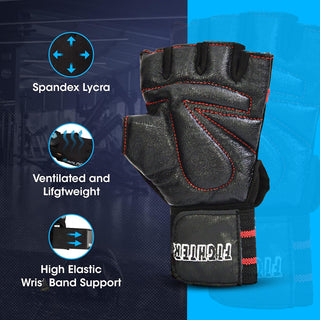 Adbeni Half Finger Fighter Gym Gloves | Ultimate Grip & Comfort for Enhanced Performance (Item Code: 409)