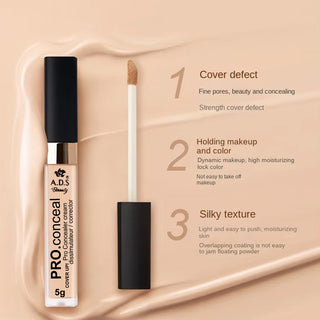 ADS Pro Liquid Concealer | Full Coverage, Long-Lasting Formula for Flawless Skin (Item Code: 414)