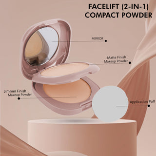 Adbeni Imported Superstay Prime + Matte SPF22 Compact Powder | Long Lasting Oil Control | Lightweight Matte Finish | SPF Protection | Face Compact for All Skin Types | Makeup Setting Powder