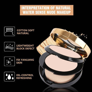 Adbeni Imported All-in-One Compact Powder 20g | Oil Control, Matte Finish, Full Coverage, Lightweight & Long-Lasting Pressed Powder for Smooth & Flawless Skin