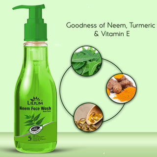 Lilium Face Wash 500ml | Reveals A brighter Clear Skin | Gives Pigmentation Free Skin & Removes Dead Cells | Eliminates Dust, Cleans Pores, Reduces Wrinkles & Scars