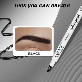 Adbeni Imported 4-Tip Microblade Eyebrow Pen – Long-Lasting, Waterproof & Smudge-Proof Eyebrow Pencil for Denser & Fuller Eyebrows | Natural Look Makeup