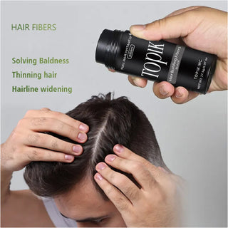 Adbeni Hair Building Fibers 27.5G | Instantly Conceals Thinning Hair & Bald Spots for Men & Women | Natural Keratin Hair Powder for Fuller Hair | Sweat & Wind Resistant