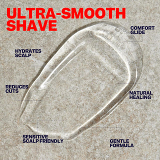 Lilium Non Foaming Shaving Gel 600ml for Men | Clear Cut, Smooth & Silky Skin | Transparent Shave Gel for Precision, Hydrating Formula