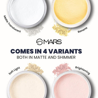 MARS Trend Setting Loose Powder | Lightweight & Long Lasting | Ultra fine Setting Powder for face Makeup (8.0 gm)