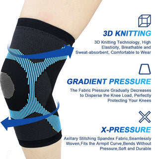 Adbeni Knee Compression Sleeve Support | Knee Brace & Knee Pad for Pain Relief, Stability, and Comfort (Item Code: 433)