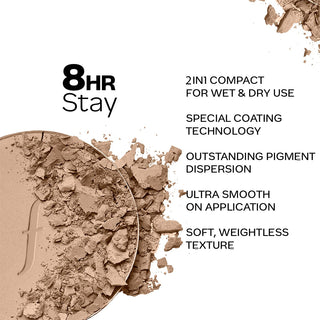 Adbeni Ultra Soft Matte Compact Powder 20G | Long-Lasting Oil Control | Lightweight, Smooth Finish | Buildable Coverage for All Skin Types
