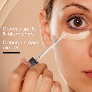 ADS Pro Liquid Concealer | Full Coverage, Long-Lasting Formula for Flawless Skin (Item Code: 414)