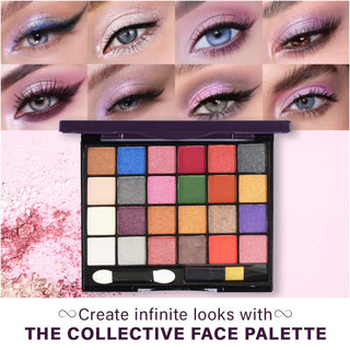 Adbeni Imported Makeup Kit 55g | 24 Eyeshadow Shades, 3 Lipsticks, 3 Eyebrow Colors, 1 Blusher, Highlighter & Contour | All-in-One Professional Beauty Set for Women & Girls