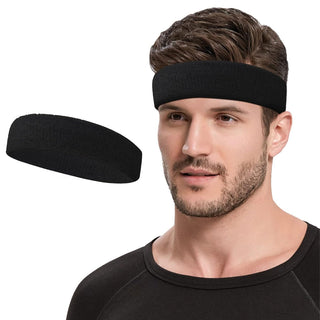 Adbeni Sports & Fitness Sweatbands  Headband for Men & Women | Moisture-Wicking Cotton Hairband for Running, Yoga, Cycling (Item Code: 485)