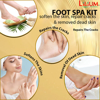 Lilium Foot Spa Kit for Soft Skin 450gm