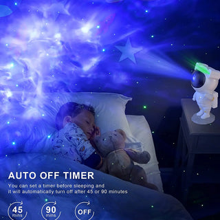 Imported Multi-Color Rotatable Astronaut Projection Lamp - LED Galaxy Nebula Projector Night Light for Festival Home Decor (Item Code: 479)