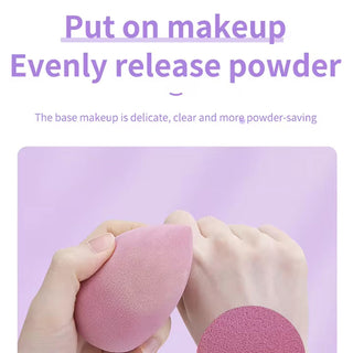 Imported Makeup Beauty  Sponge & Blender Set of 4 Egg Case Holder Assorted (Item Code: 249)