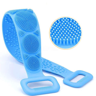 Imported Silicone Body Scrubber Double Side Bathing Brush in Assorted Colors (Item Code: 207)