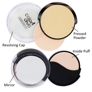 Adbeni Prime & Shine Combo, Full Face Makeup Combo with Pouch (Item Code: 406)