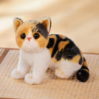 Imported Cute Cat Stuffed Plush Animal Soft Toy for Kids with Meows Sounds by Pressing (Item Code: 199)