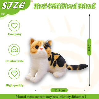 Imported Cute Cat Stuffed Plush Animal Soft Toy for Kids with Meows Sounds by Pressing (Item Code: 199)