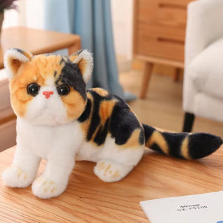 Imported Cute Cat Stuffed Plush Animal Soft Toy for Kids with Meows Sounds by Pressing (Item Code: 199)