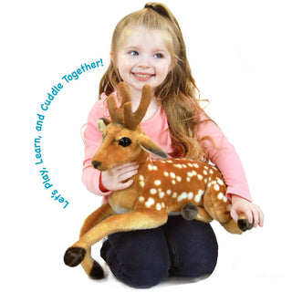 Imported Stuffed Plush Animal Soft Toy Deer Perfect Gifts for Kids Birthdays and Car Decor (Item Code: 197)