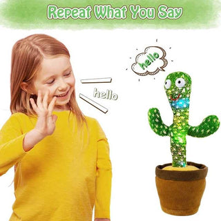 Imported Talking & Dancing Cactus Plush Activity Toy with Singing & Recording Function (Item Code: 208)