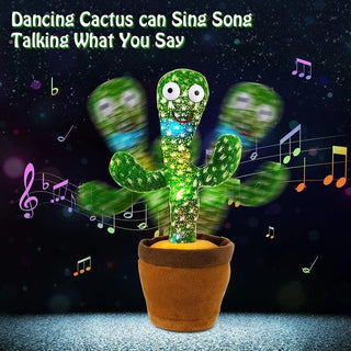 Imported Talking & Dancing Cactus Plush Activity Toy with Singing & Recording Function (Item Code: 208)