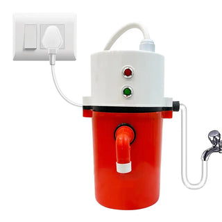 Adbeni Imported Mini Portable Instant Water Geyser | Electric Hot Water Heater | Energy Efficient & Shock Proof for Home, Kitchen & Bathroom | Fast Heating & Space Saving