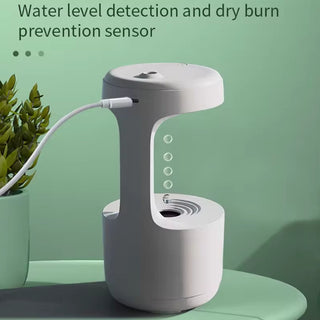 Imported 600mL Anti-Gravity Water Droplet Humidifier with Night Light | USB Aroma Essential Oil Diffuser (Item Code: 463)