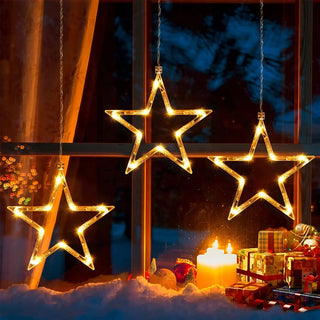 Adbeni Imported Star LED String Lights | Christmas, Diwali, Halloween & Wedding Fairy Curtains Lights (Item Code: 503)